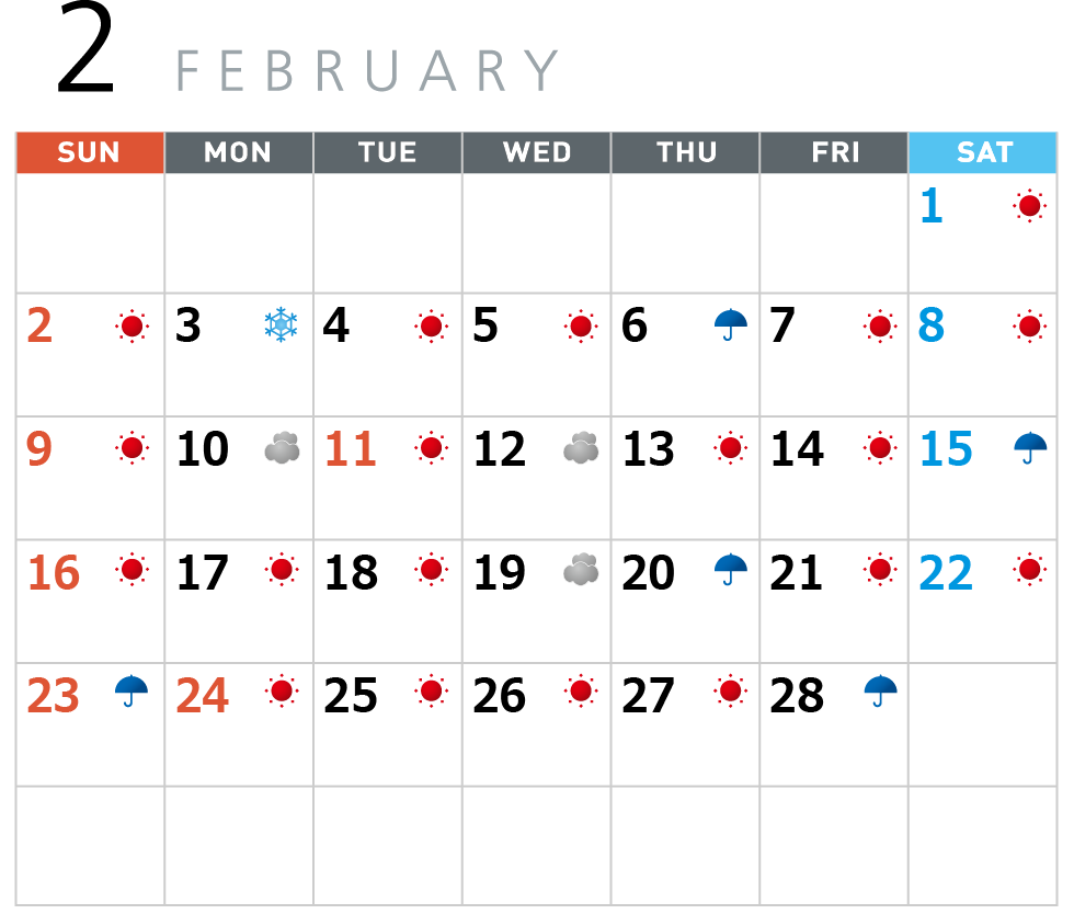 2月